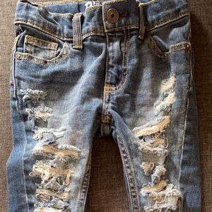 Girl size 3-T Ripped Jeans